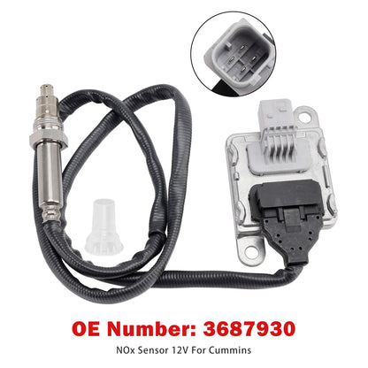 Cummins 11.9L 15L ISX15 3687930 Nitrogen Oxide NOx Sensor 12V Fit