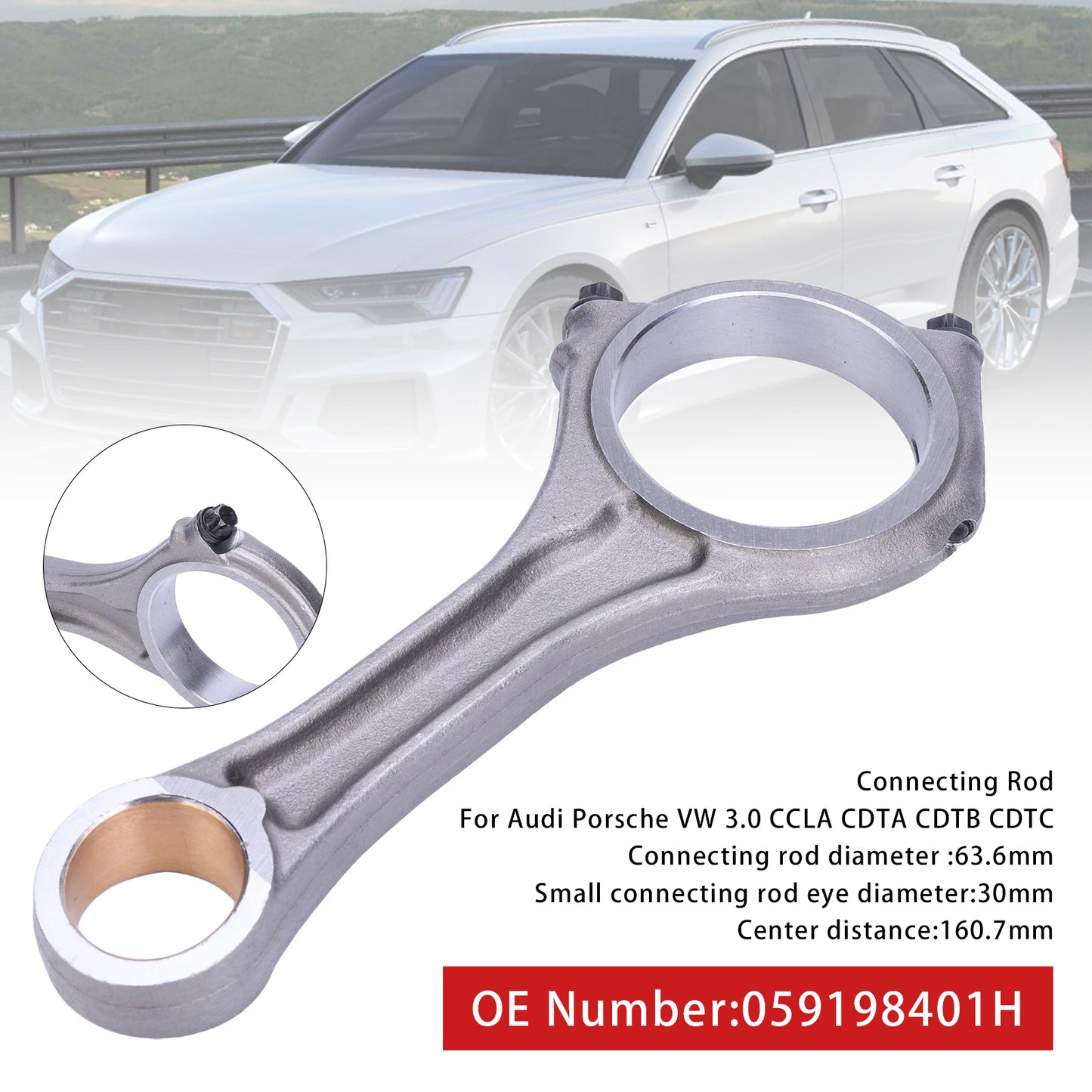 2017-2017 Audi A5 059198401N 059198401H Connecting Rod