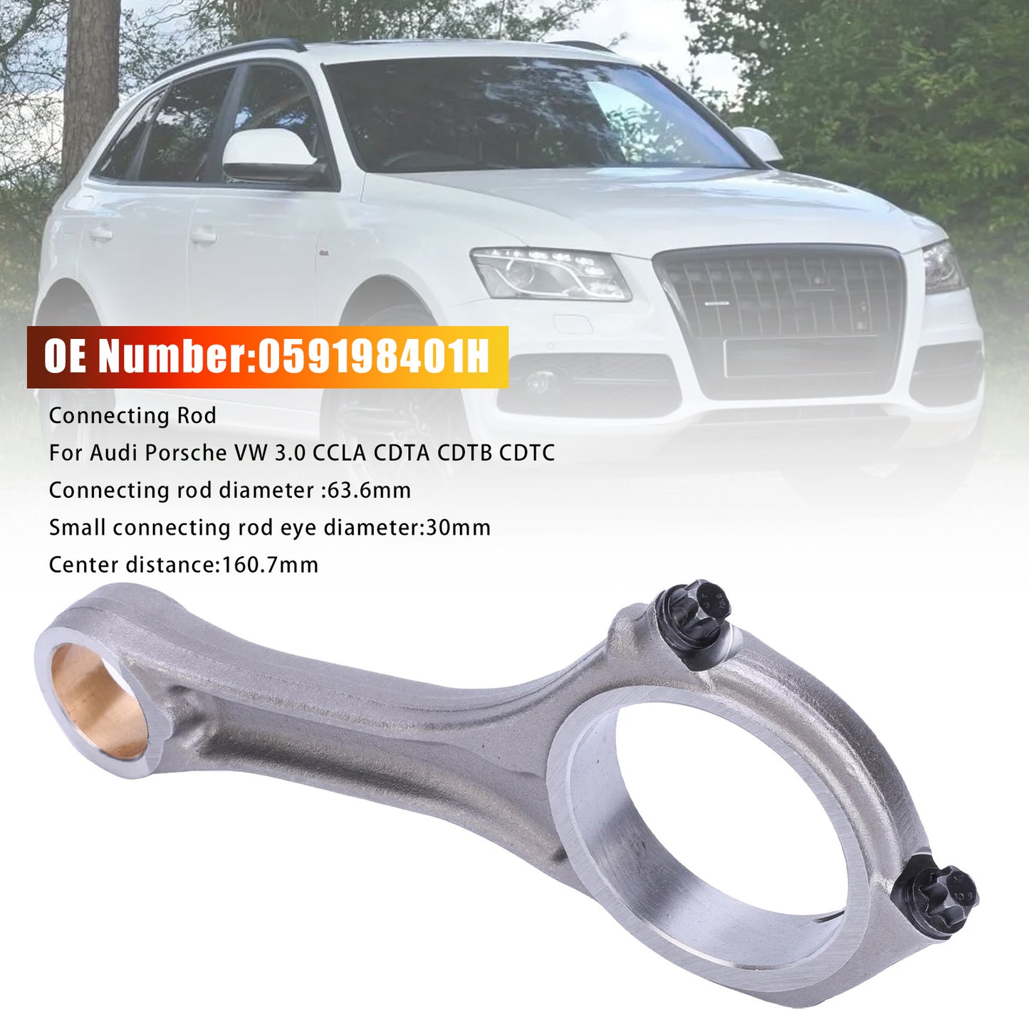 2017-2017 Audi A5 059198401N 059198401H Connecting Rod