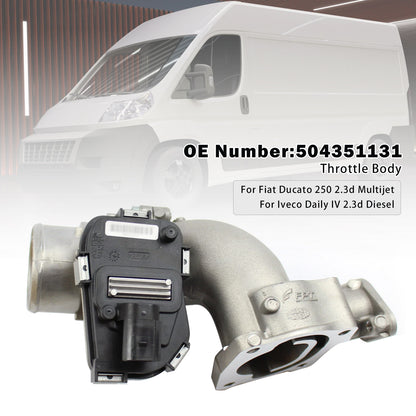 2006- Fiat Ducato 250 504351131 Throttle Body