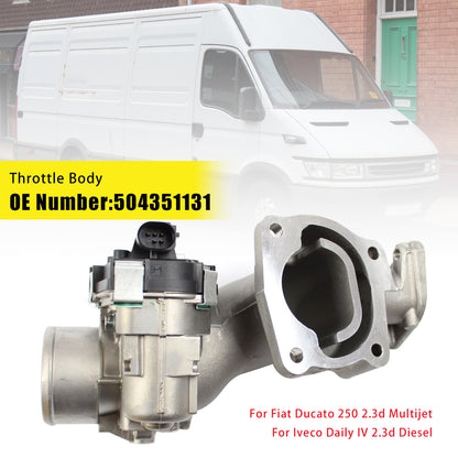 2006- Fiat Ducato 250 504351131 Throttle Body