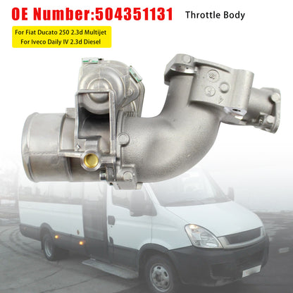 2006- Fiat Ducato 250 504351131 Throttle Body