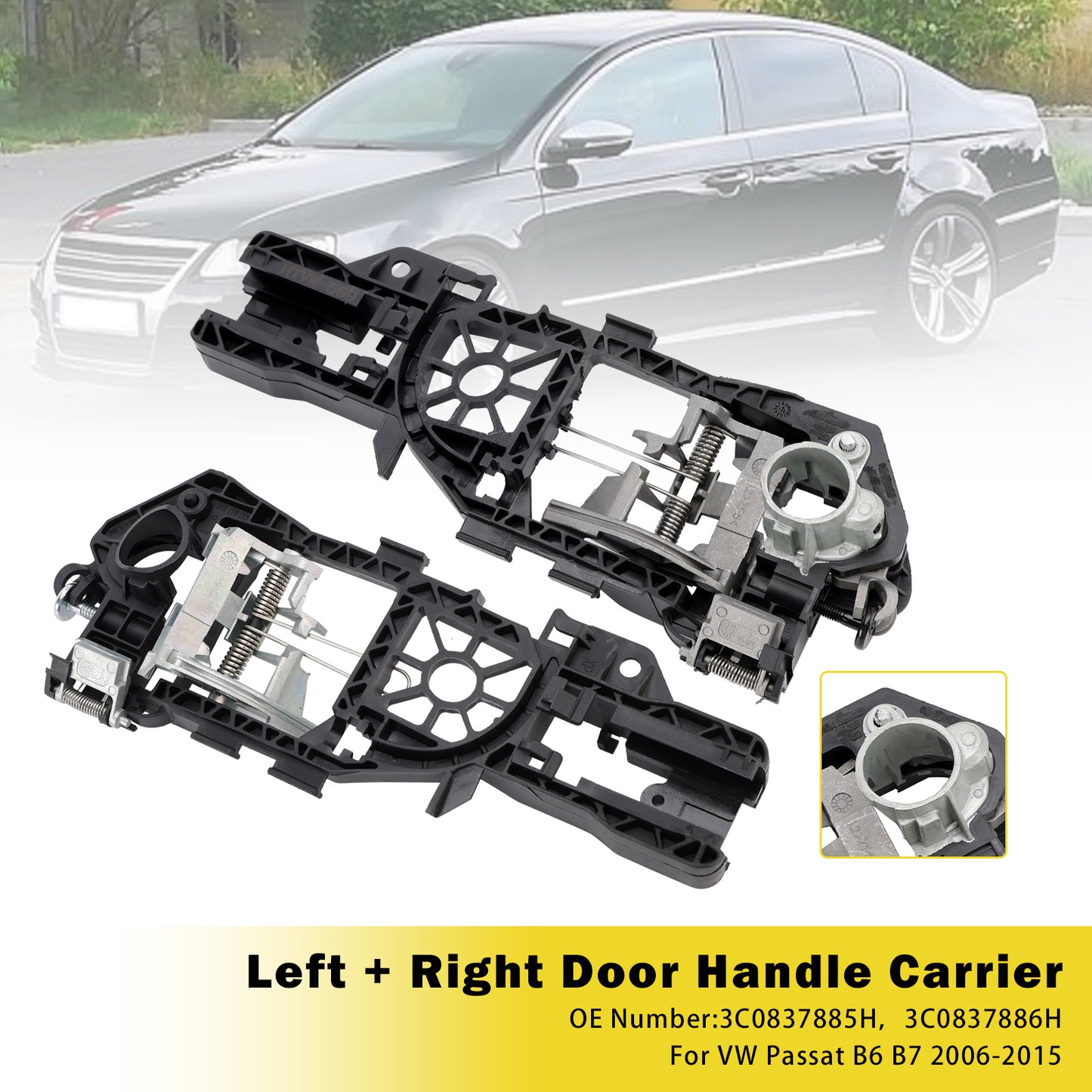 Door Handle Carrier 2006-2015 VW Passat B6 B7 3C0837885H