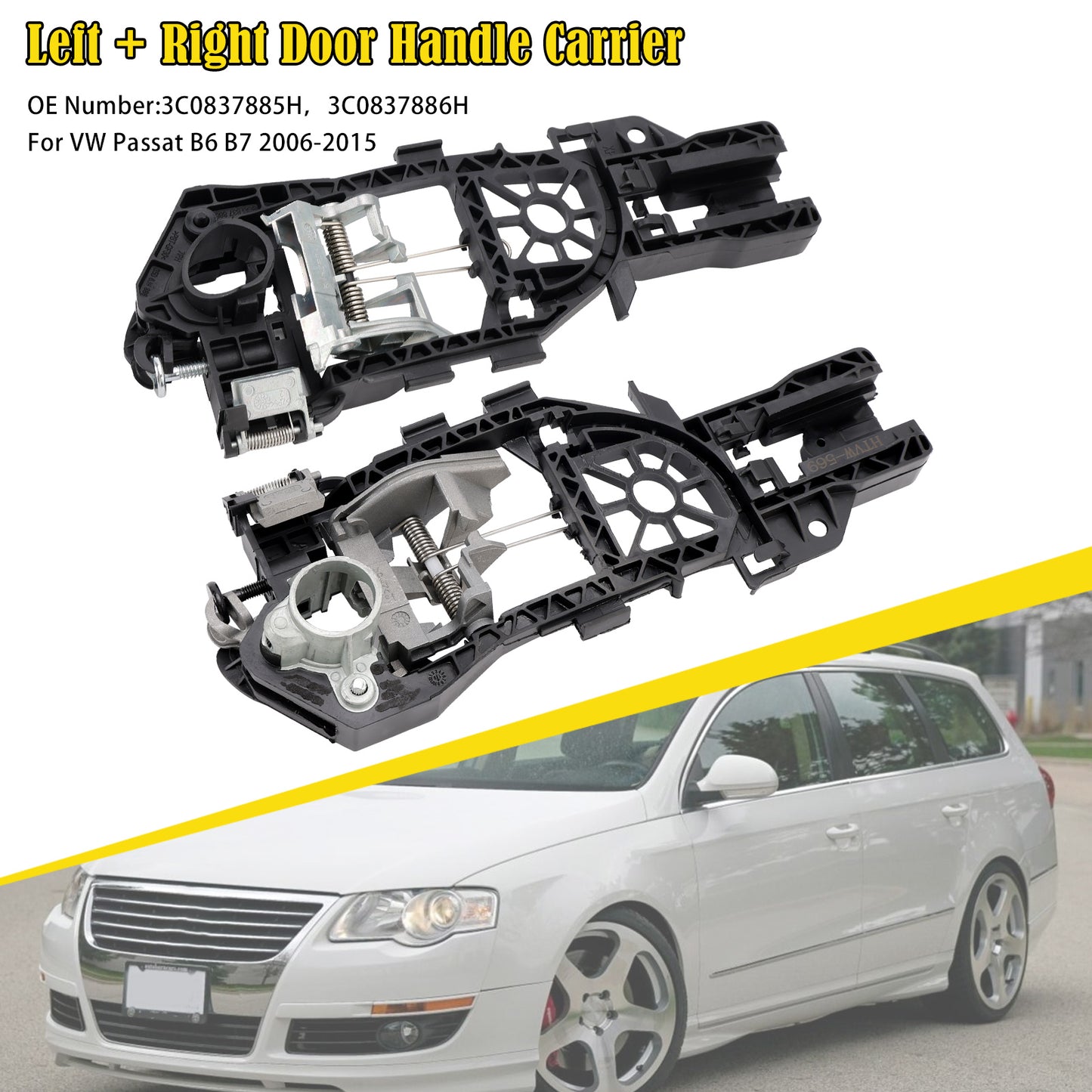 Door Handle Carrier 2006-2015 VW Passat B6 B7 3C0837885H