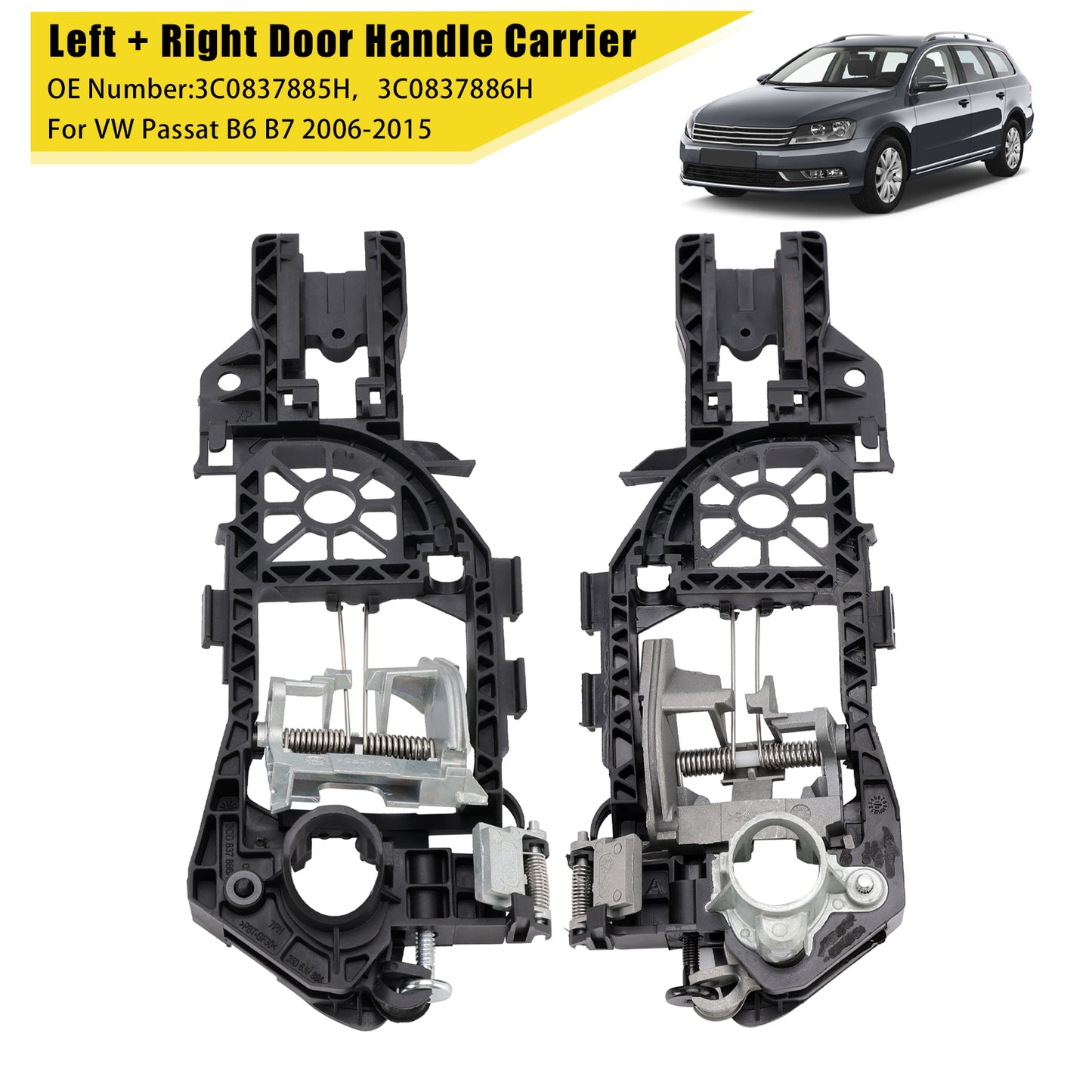 Door Handle Carrier 2006-2015 VW Passat B6 B7 3C0837885H