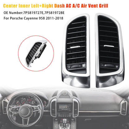 Center Dash A/C Air Vent 2011-2018 Porsche Cayenne 958 7P5819727E