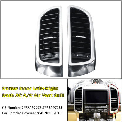 Center Dash A/C Air Vent 2011-2018 Porsche Cayenne 958 7P5819727E