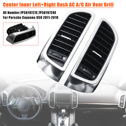 Center Dash A/C Air Vent 2011-2018 Porsche Cayenne 958 7P5819727E