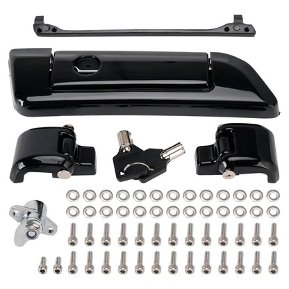 2014-2022 Road King FLHR 53000342 Black Hinges and Latch Kit