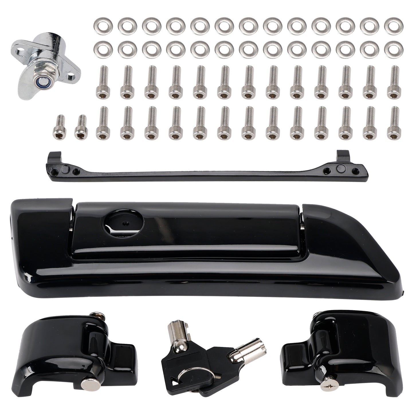 2014-2022 CVO Limited FLHTKSE 53000342 Black Hinges and Latch Kit