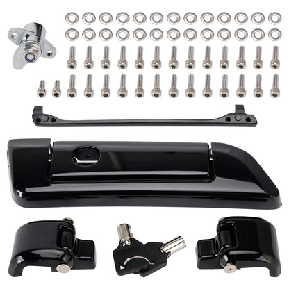2014-2022 Road King FLHR 53000342 Black Hinges and Latch Kit