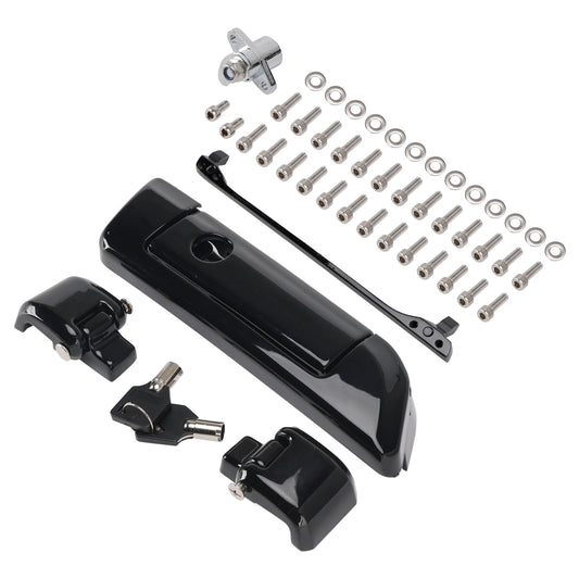 2014-2022 Road King FLHR 53000342 Black Hinges and Latch Kit