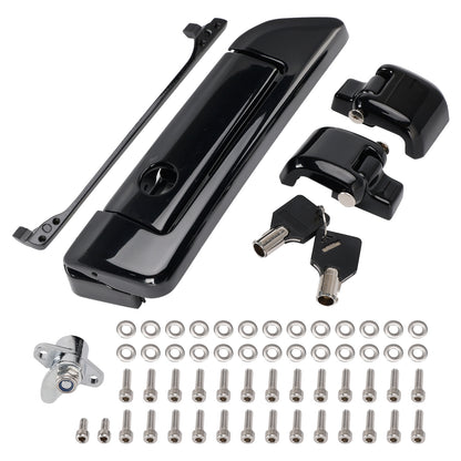 2014-2022 Road King FLHR 53000342 Black Hinges and Latch Kit