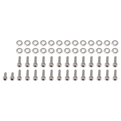 2014-2023 Touring Razor Chopped King Tour Pack Hinges and Latch Kit Silver