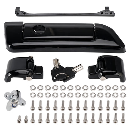 2014-2022 Road King FLHR 53000342 Black Hinges and Latch Kit