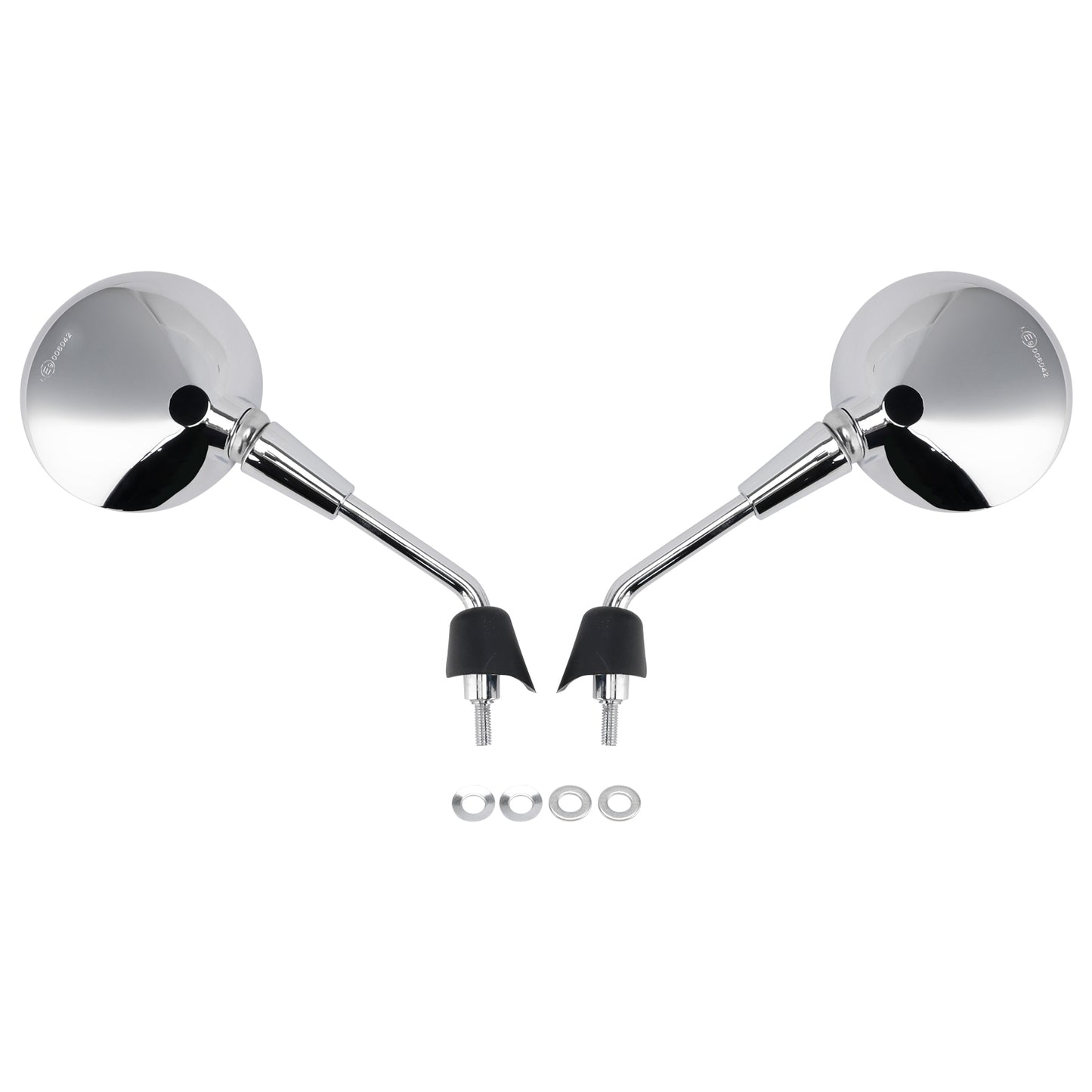 2018-2019 Vespa Elettrica CM261901 Rearview Mirrors Left and Right M8 Shorty