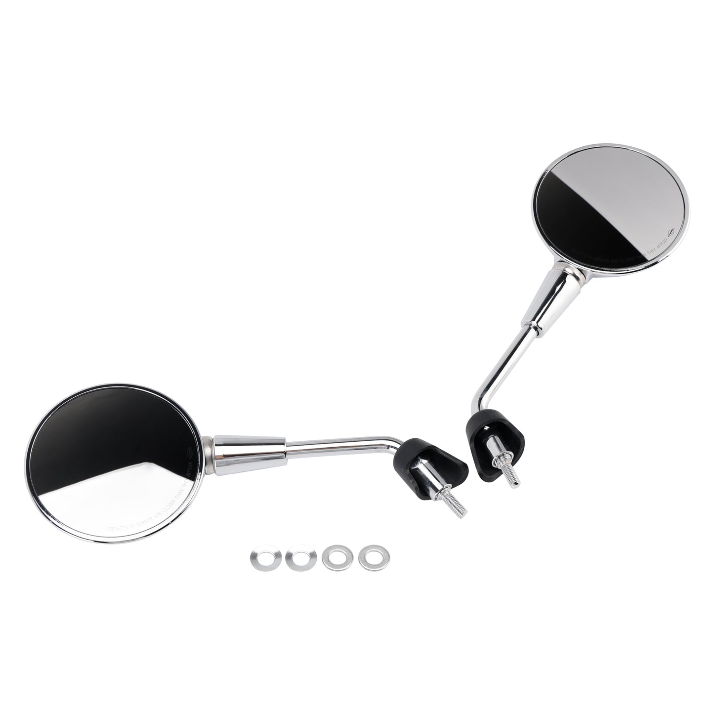 2018-2019 Vespa Elettrica CM261901 Rearview Mirrors Left and Right M8 Shorty