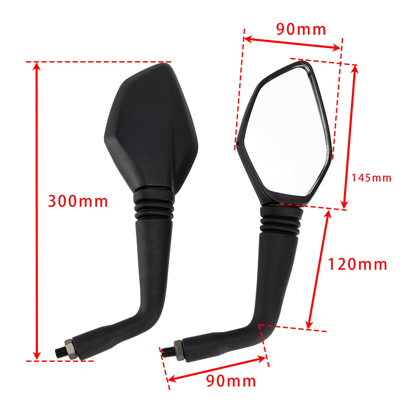 2020 Duke 790 L Rearview Mirrors Left and Right M10