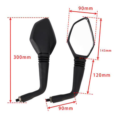 2011-2025 Duke 125 Rearview Mirrors Left and Right M10