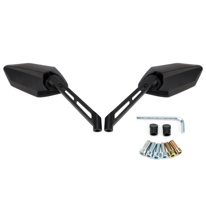 Motorcycle Scooter Moped ATV Quad Rearview Mirror Set Left & Riight 8mm 10mm
