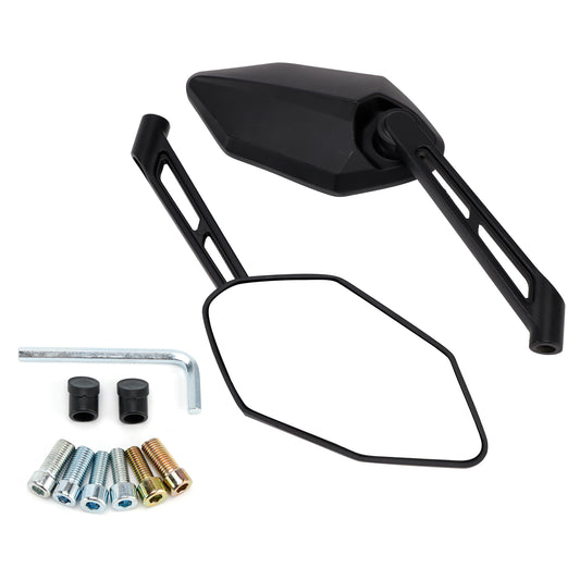 ATV Quad Rearview Mirror Set Left & Riight 8mm 10mm Motorcycle Scooter Moped