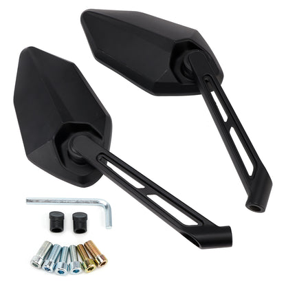 Motorcycle Scooter Moped ATV Quad Rearview Mirror Set Left & Riight 8mm 10mm