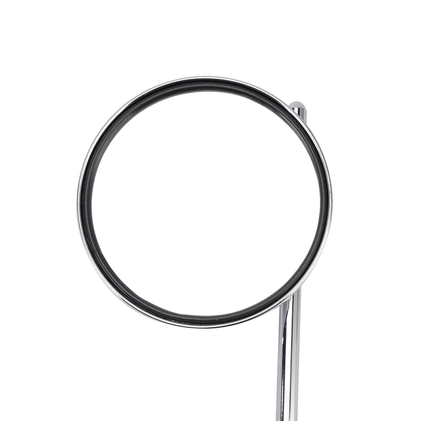 7/8" in Bars Pair Universal Motorcycle 4" Chrome Clamp-On Mirrors - Round