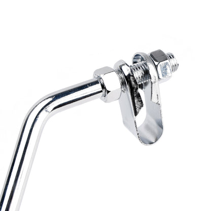 7/8" in Bars Pair Universal Motorcycle 4" Chrome Clamp-On Mirrors - Round