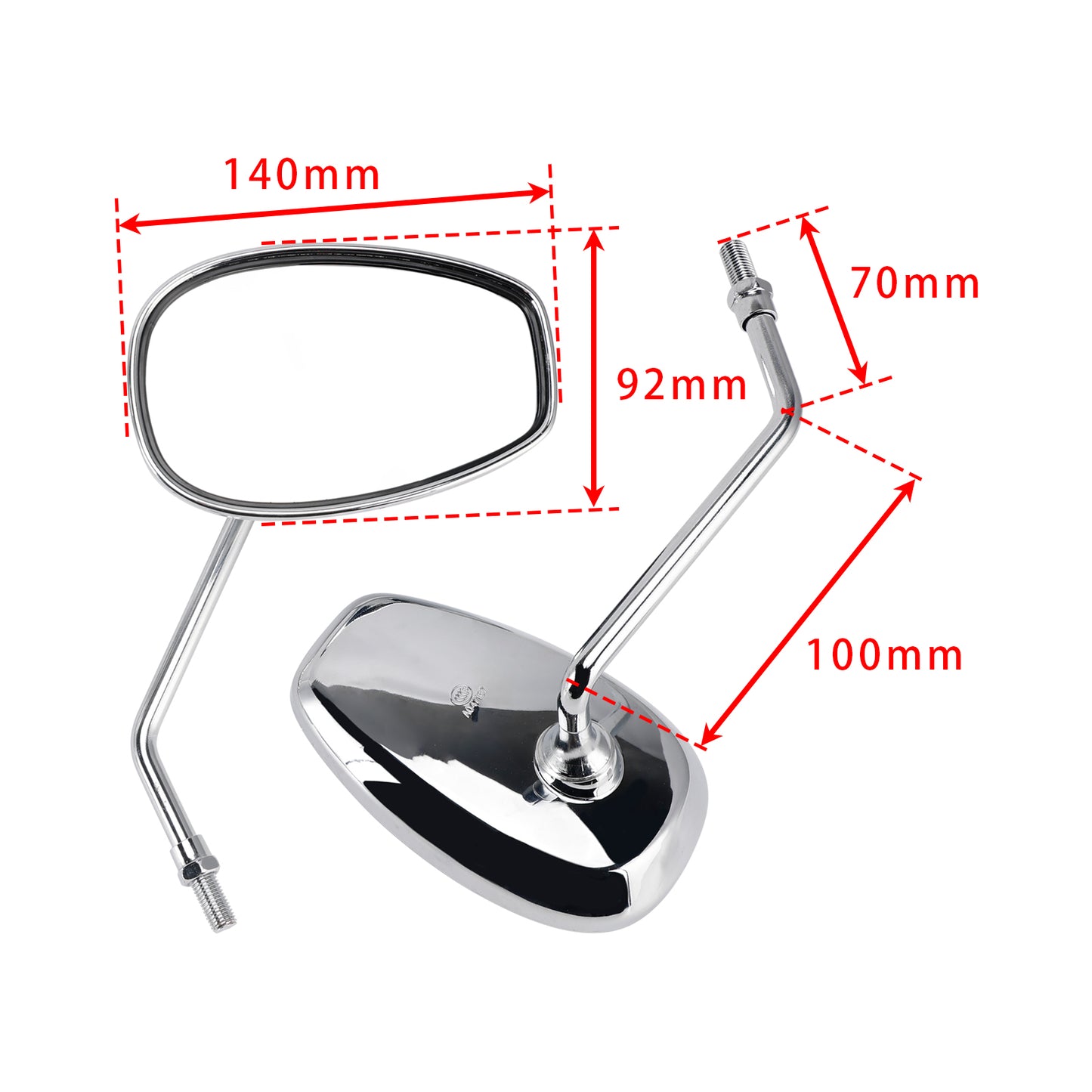 2007- Suzuki Let's Rearview Mirrors Left and Right M10