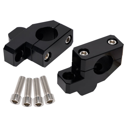 2019-2024 390 790 890 1290 Adventure Black Handlebar risers with offset 20mm