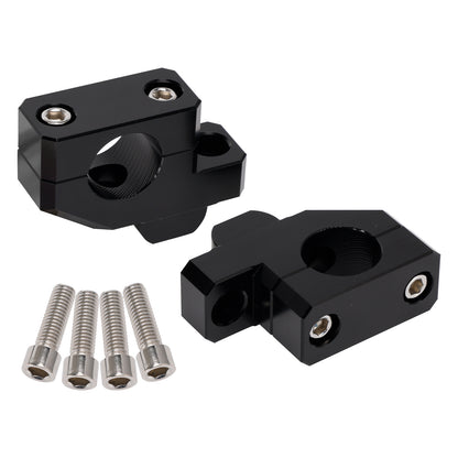 2019-2024 390 790 890 1290 Adventure Black Handlebar risers with offset 20mm