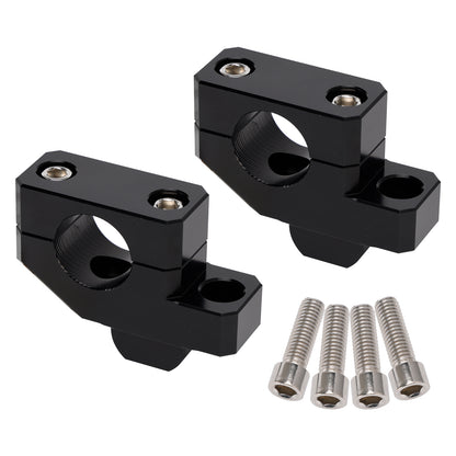 2019-2024 390 790 890 1290 Adventure Black Handlebar risers with offset 20mm