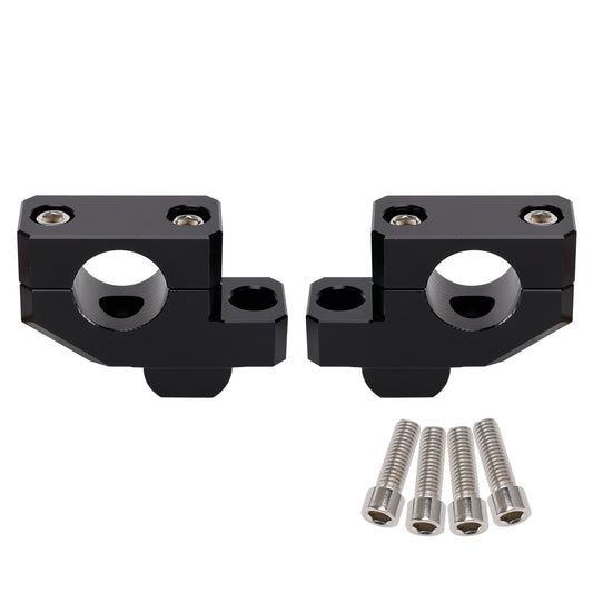 2019-2024 390 790 890 1290 Adventure Black Handlebar risers with offset 20mm