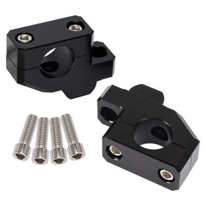 2019-2024 390 790 890 1290 Adventure Black Handlebar risers with offset 20mm