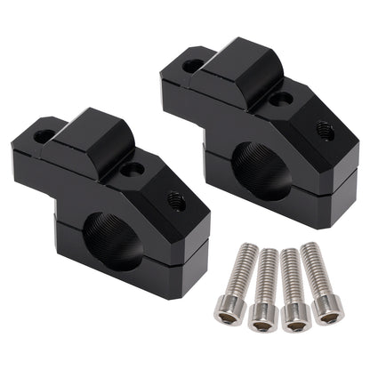 2019-2024 390 790 890 1290 Adventure Black Handlebar risers with offset 20mm