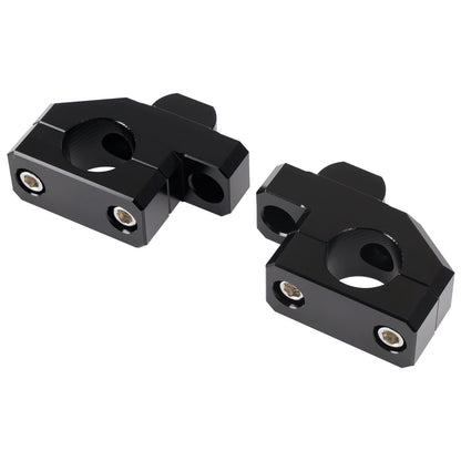 2019-2024 390 790 890 1290 Adventure Black Handlebar risers with offset 20mm