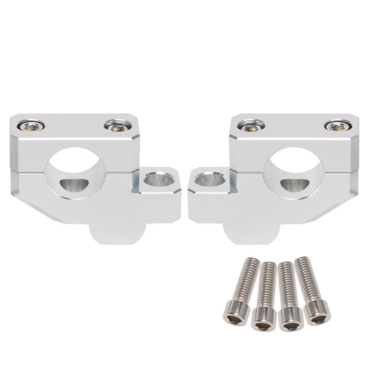 2019-2024 390 790 890 1290 Adventure Handlebar risers w/ offset 20mm Silver