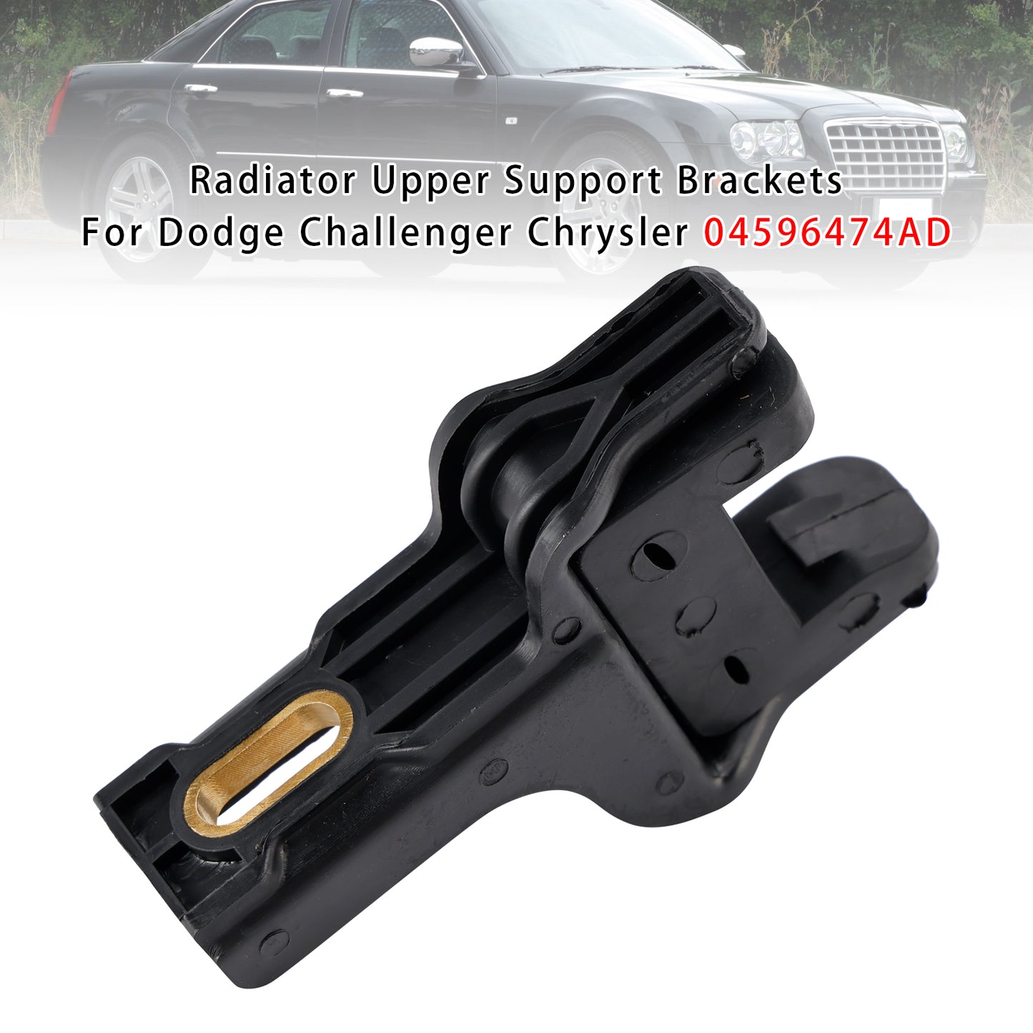 2016 Challenger R/T Plus Shaker 04596474AD Radiator Upper Support Brackets