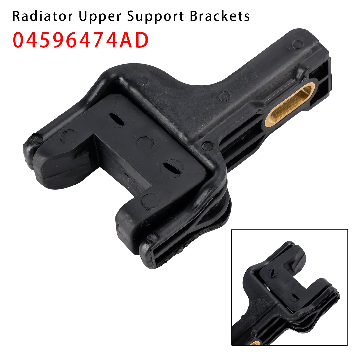 2016 Challenger R/T Plus Shaker 04596474AD Radiator Upper Support Brackets