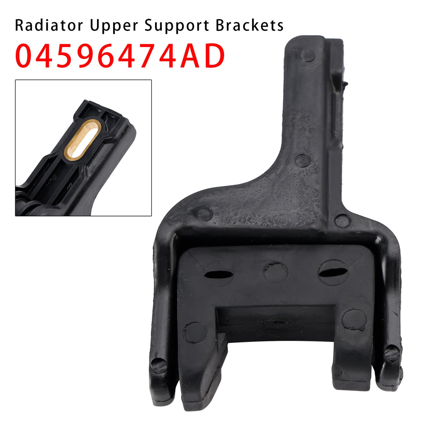2016 Challenger R/T Plus Shaker 04596474AD Radiator Upper Support Brackets
