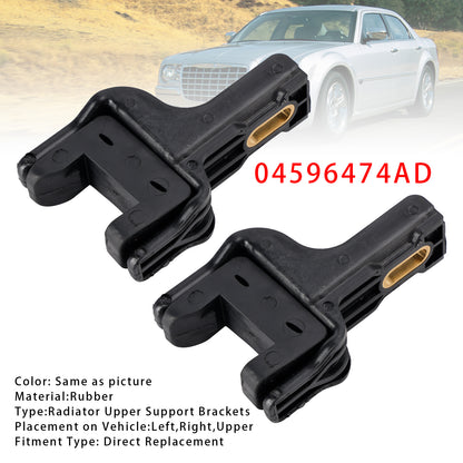 Dodge Chrysler 04596474AD Pair of Radiator Upper Support Brackets