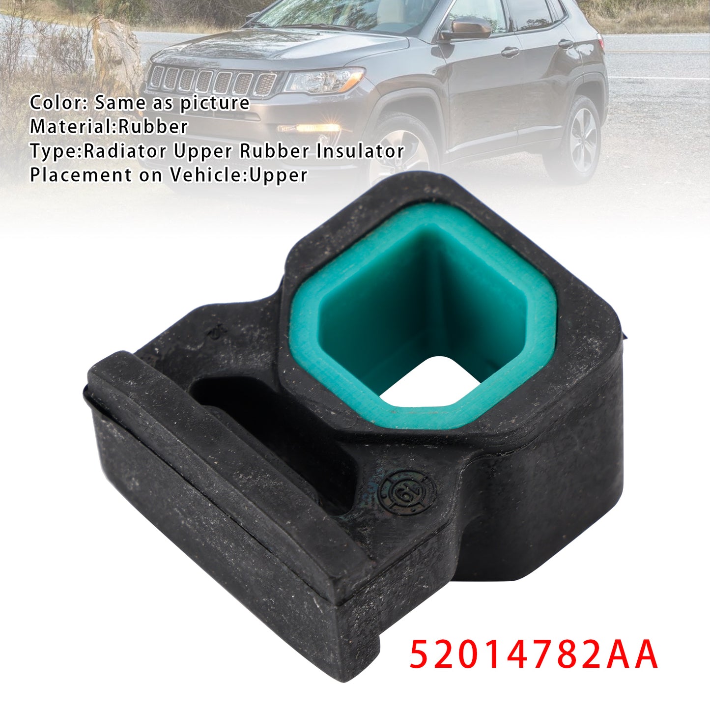 2014-2021 Jeep Compass 52014782AA Radiator Upper Rubber Insulator