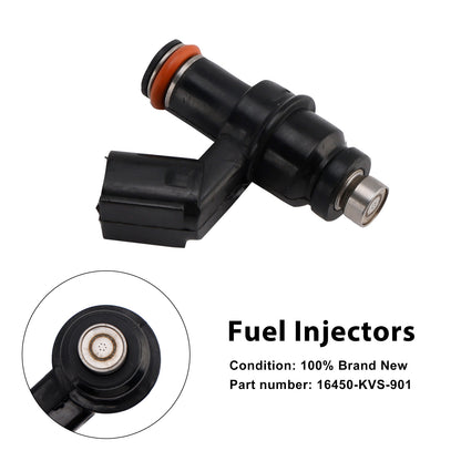11-20 Honda CBR125R CBR125 CBR125RS CBR125RT 16450-KVS-901 Fuel Injectors