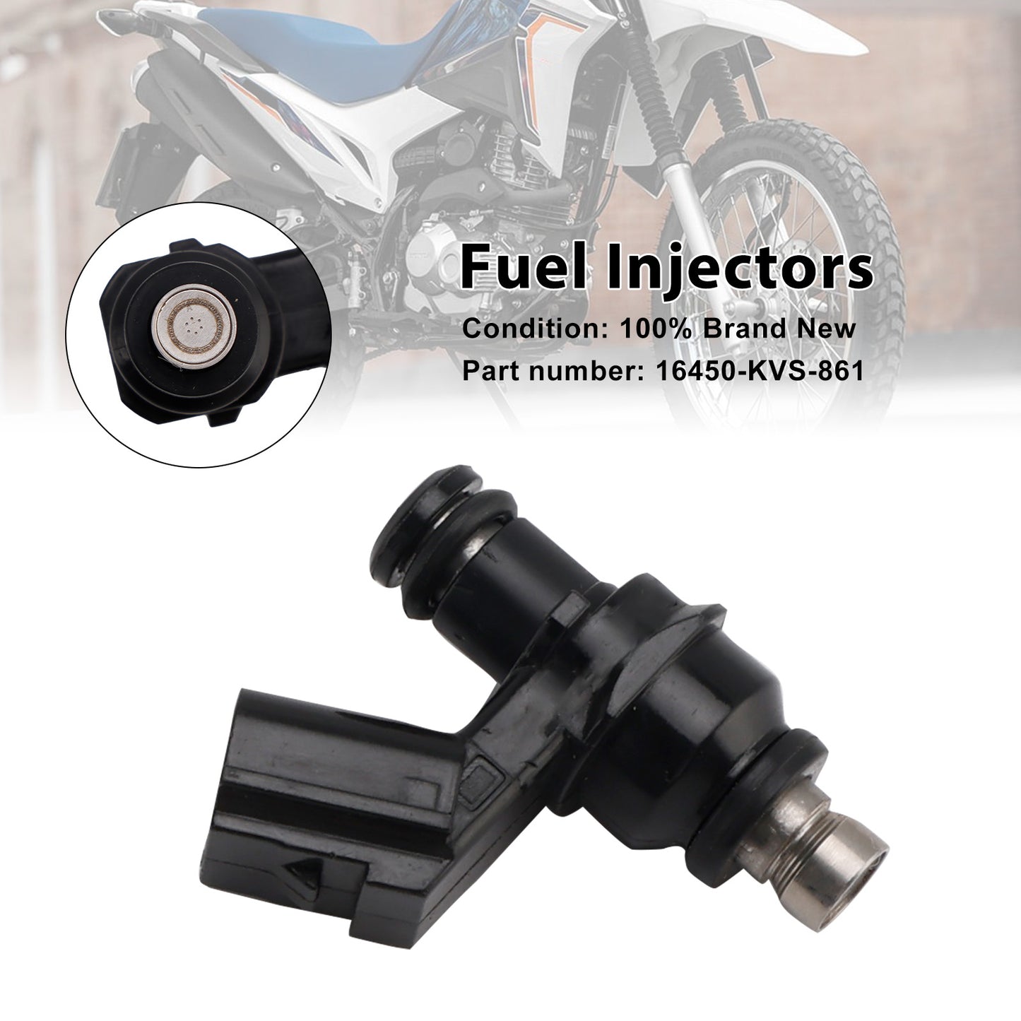 2011-2013 Honda TITAN150 16450-KVS-861 Fuel Injectors