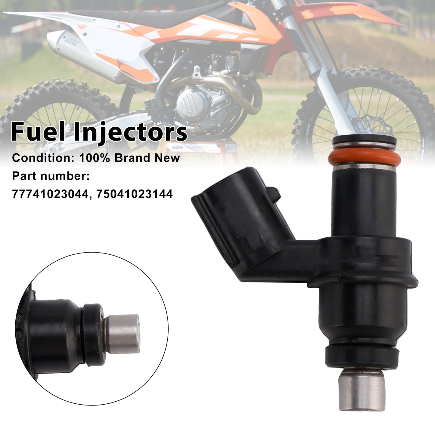 2011-2016 350 450 500 SXF XCF EXCF EXC XCW 77741023044 75041023144 Fuel Injectors