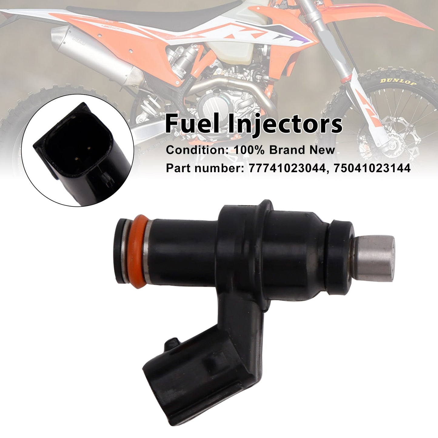 2011-2016 350 450 500 SXF XCF EXCF EXC XCW 77741023044 75041023144 Fuel Injectors