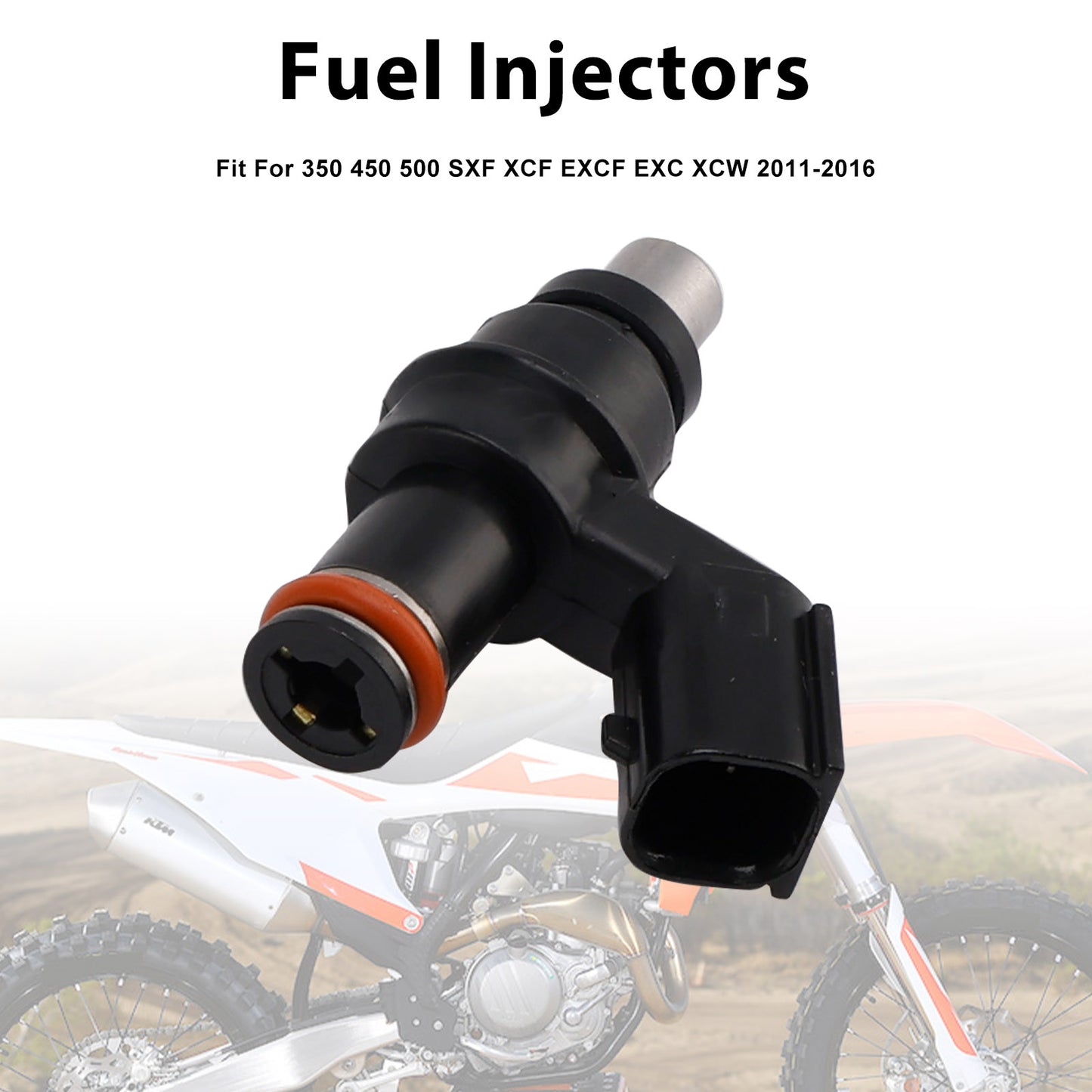 2011-2016 350 450 500 SXF XCF EXCF EXC XCW 77741023044 75041023144 Fuel Injectors