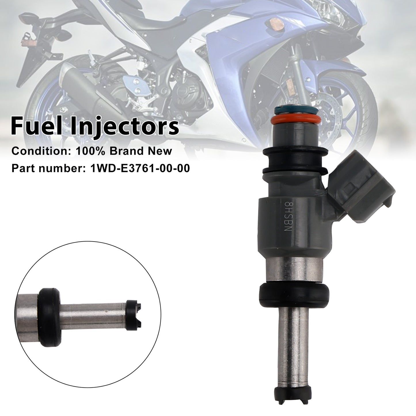 2015 Yamaha YZFR3 YZFR3FB 1WD-E3761-00-00 Fuel Injectors