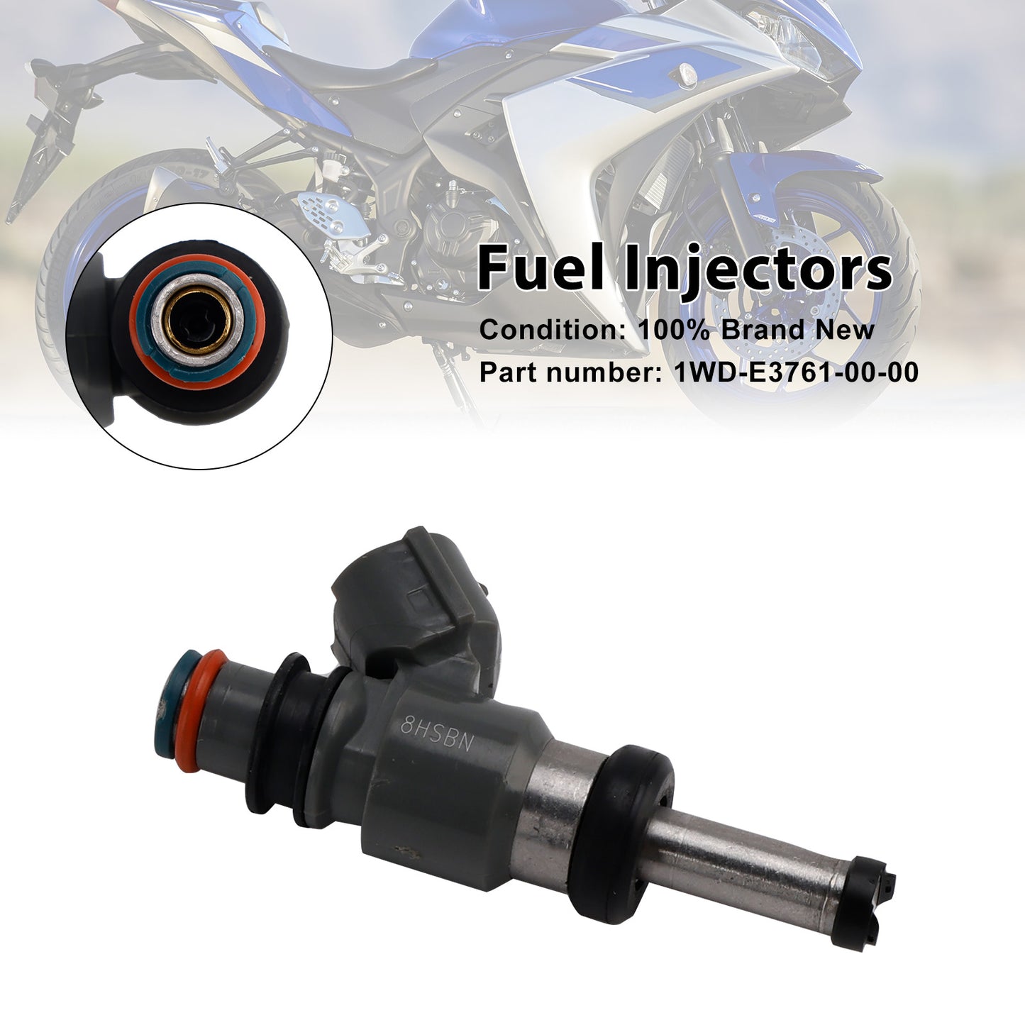 2015 Yamaha YZFR3 YZFR3FB 1WD-E3761-00-00 Fuel Injectors