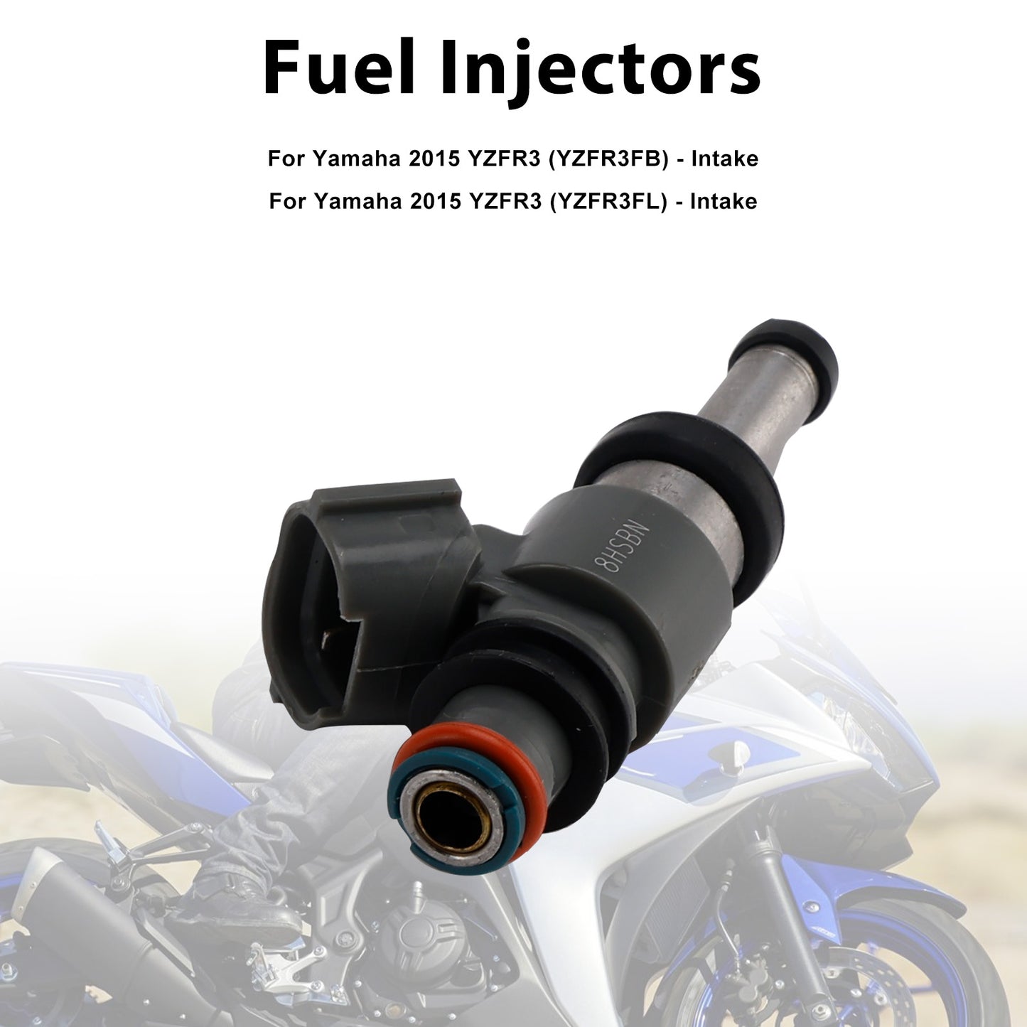 2015 Yamaha YZFR3 YZFR3FB 1WD-E3761-00-00 Fuel Injectors